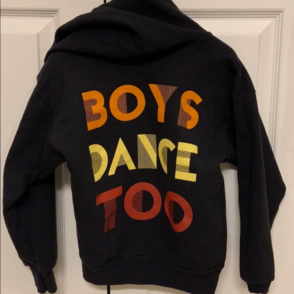 Black zip up hoodie